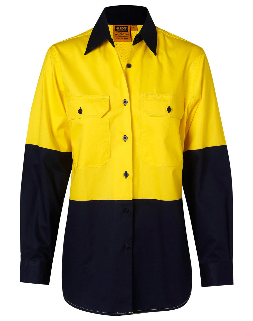 Women's Long Sleeve Safety Shirt