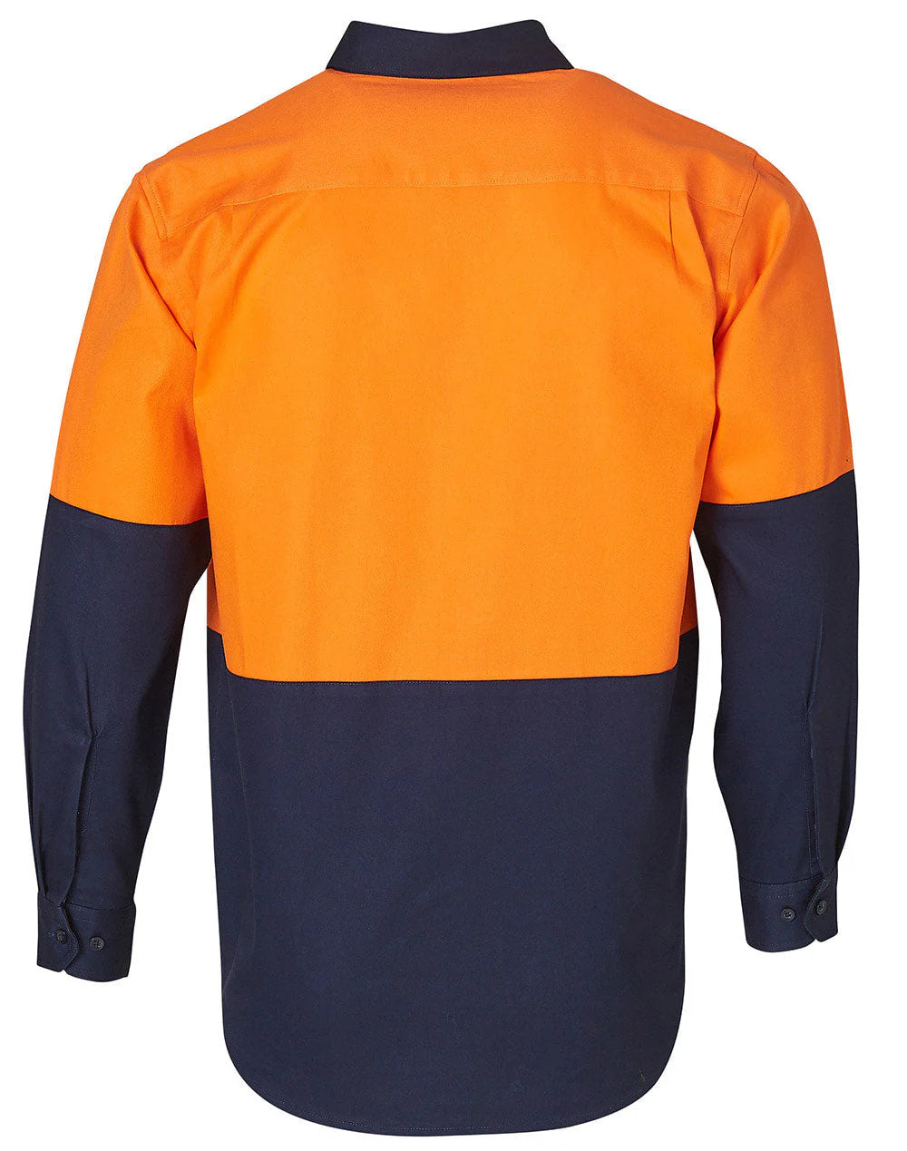 Cotton Drill Long Sleeve Safety Shirt