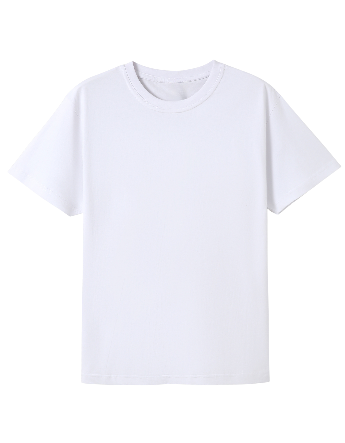 Unisex Essential Cotton Crew Tee - Classic Neutrals