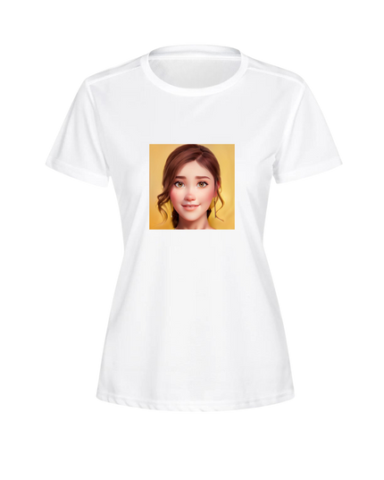 Womens Doodle T-Shirt Print Your Design