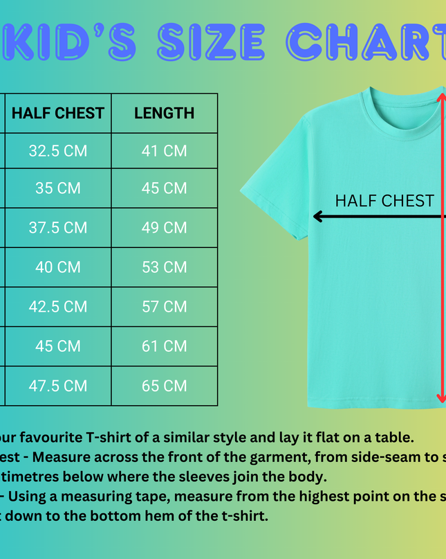 Personalised Text T-Shirts - Kids