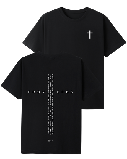 Bible Quote Proverbs 3:5-6 T-shirt