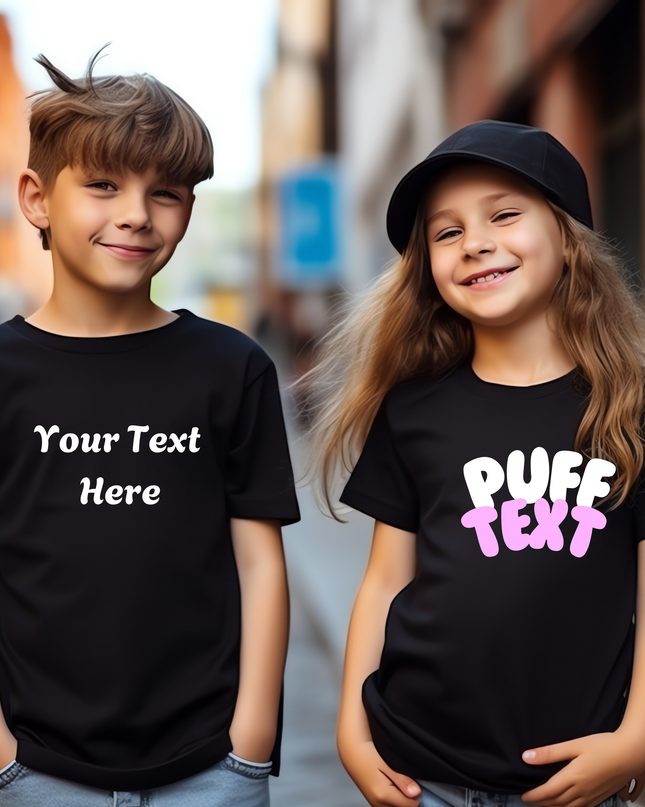 Personalised Text T-Shirts - Kids