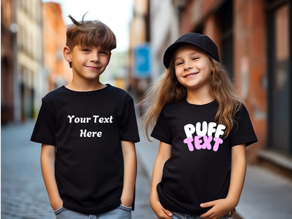 Personalised Text T-Shirts - Kids
