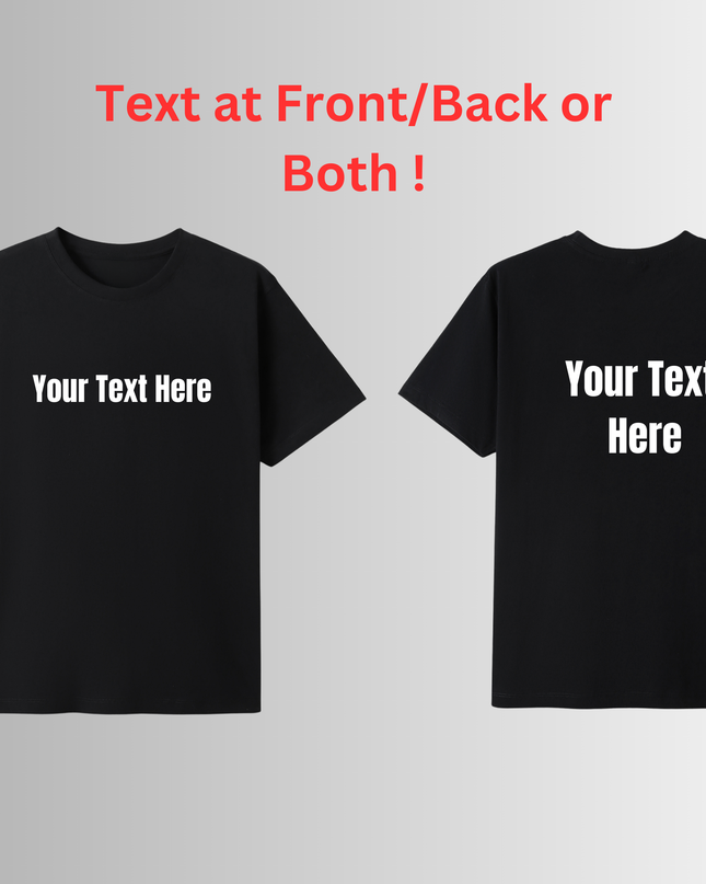 Personalised Text T-Shirts - Kids