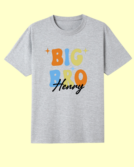 Personalised Sibling T-Shirts - Kids