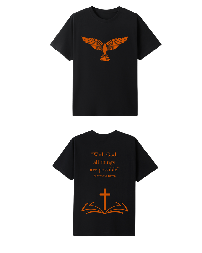 With God All Things Are Possible Kids T-shirt