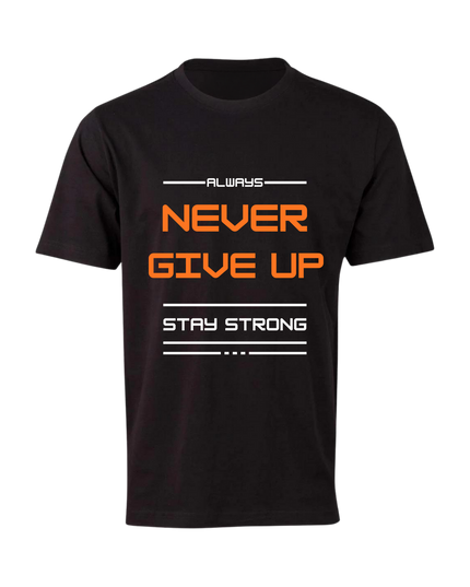 Men's Never Give Up T-Shirt