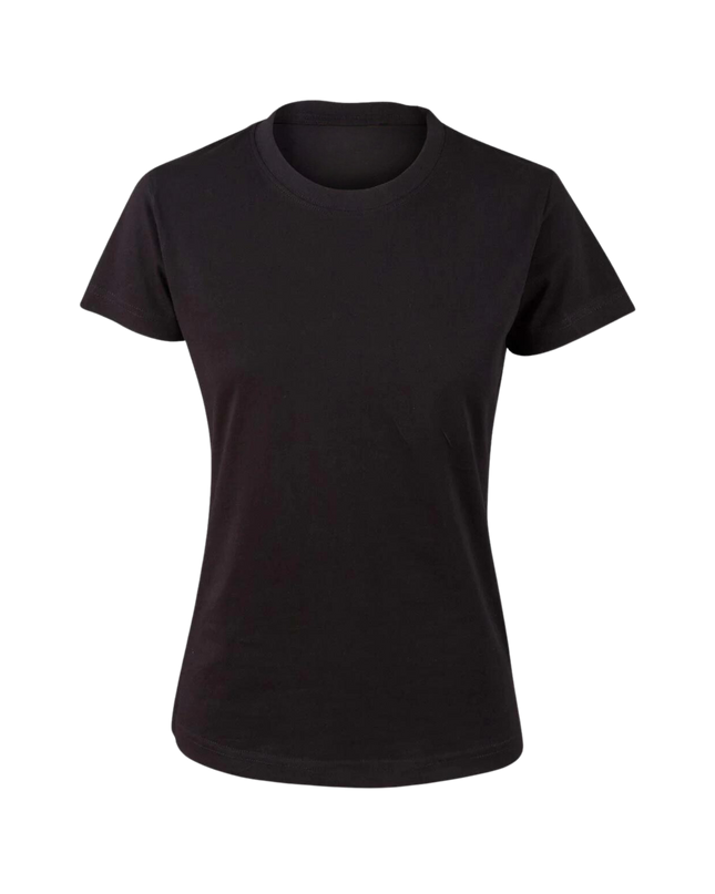Womens Essential Cotton  Crew Tee - Classic Neutrals
