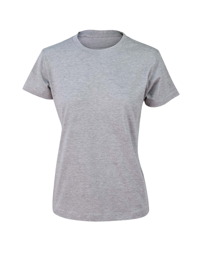 Womens Essential Cotton  Crew Tee - Classic Neutrals