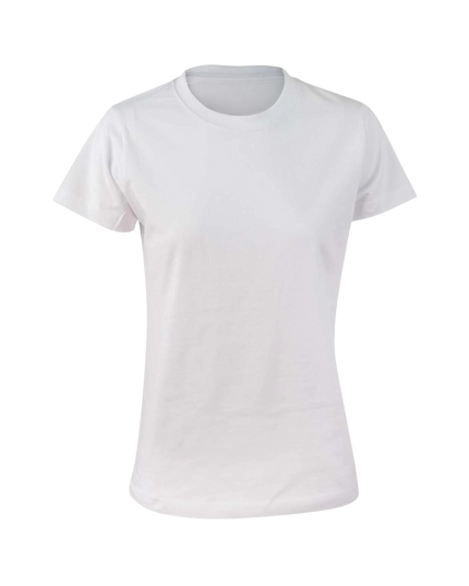 Womens Essential Cotton  Crew Tee - Classic Neutrals