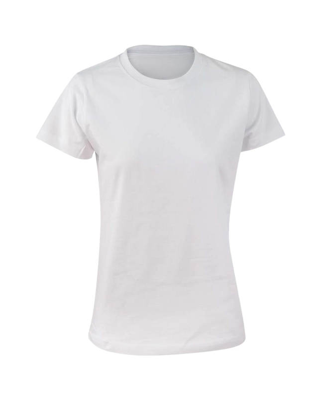 Womens Essential Cotton  Crew Tee - Classic Neutrals