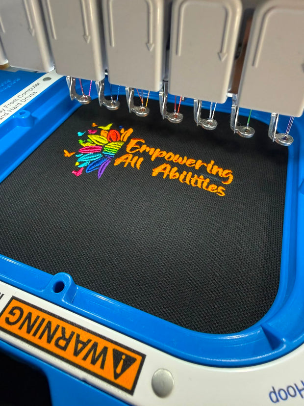 Premium left chest logo embroidery for uniforms