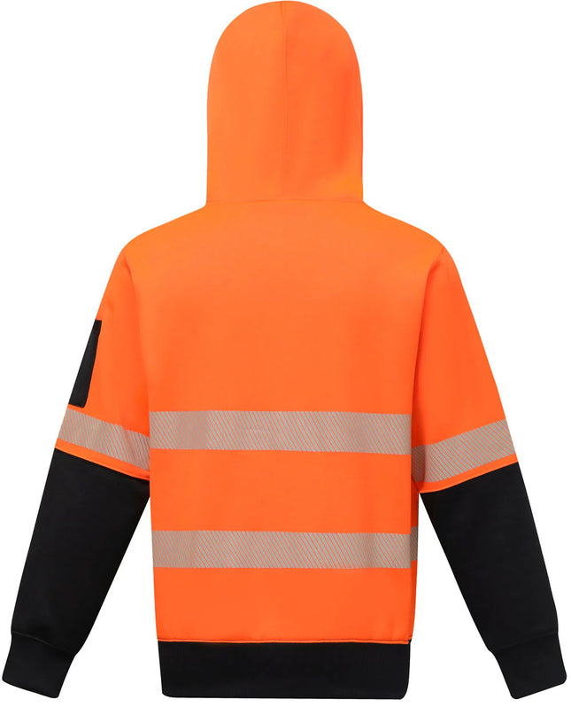 HI-VIS Two Tone Safety Hoodie with Segmented Tape