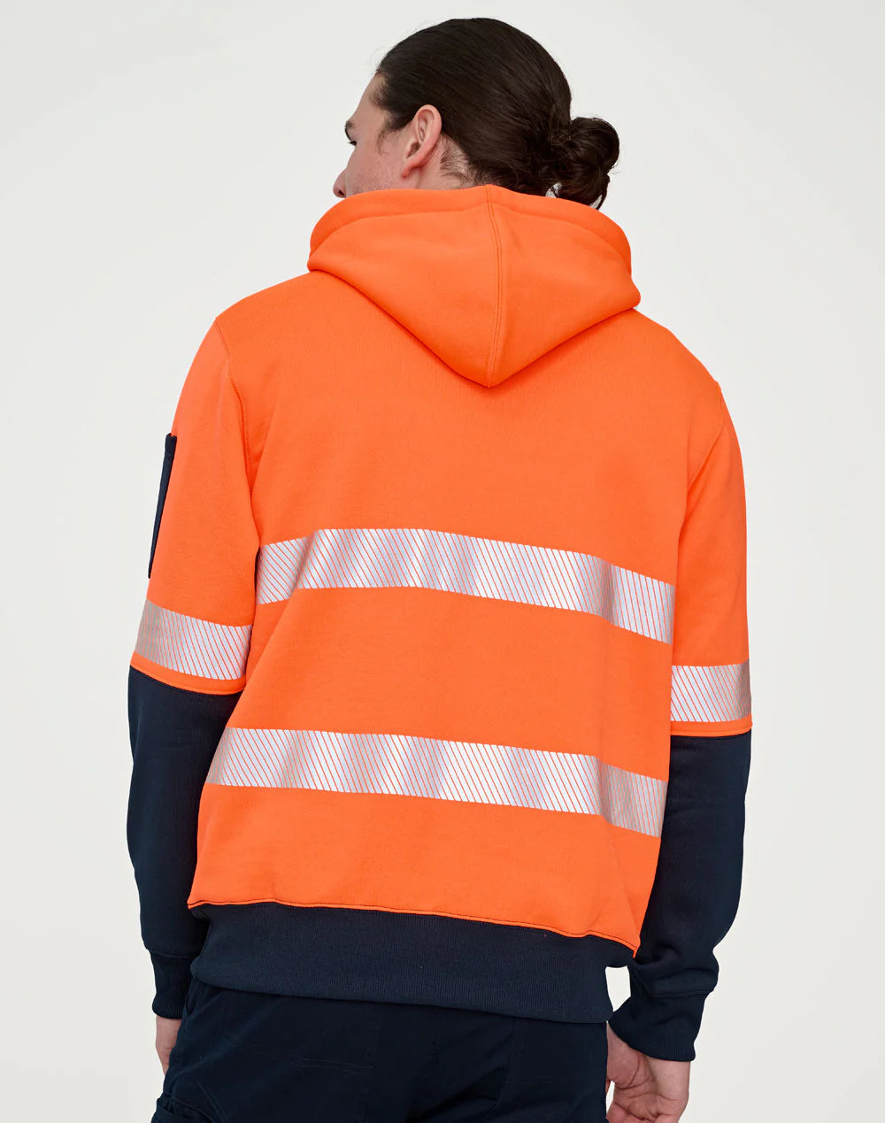 HI-VIS Two Tone Safety Hoodie with Segmented Tape