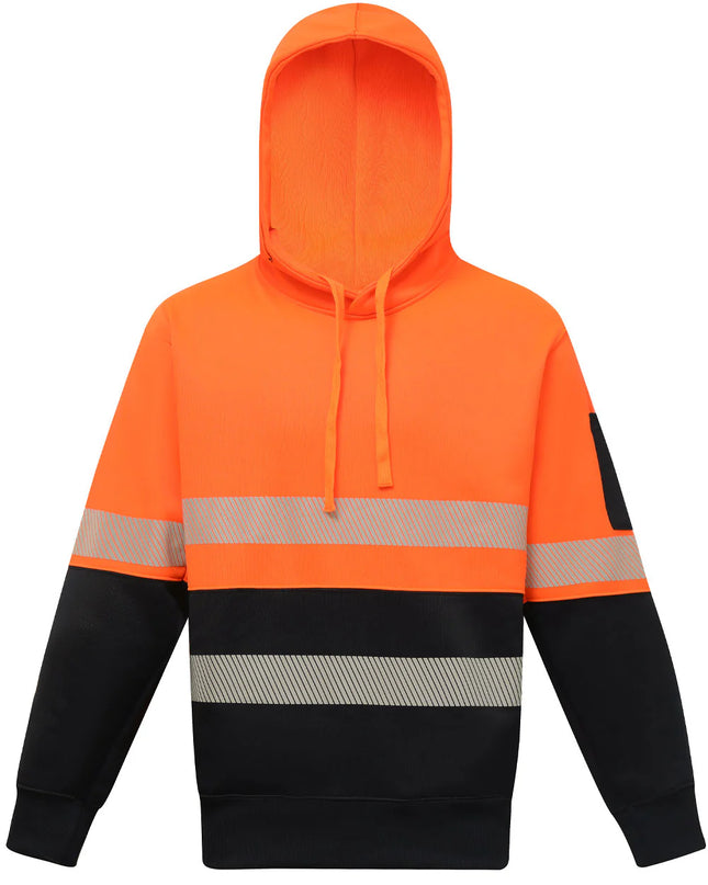 HI-VIS Two Tone Safety Hoodie with Segmented Tape