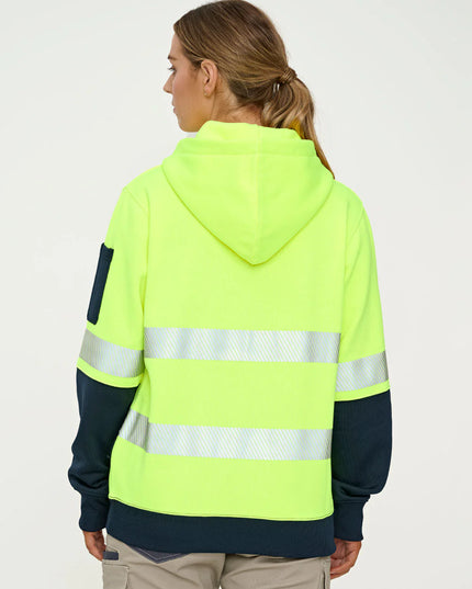 HI-VIS Two Tone Safety Hoodie with Segmented Tape