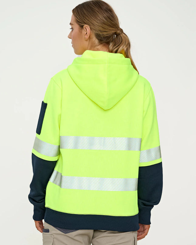 HI-VIS Two Tone Safety Hoodie with Segmented Tape