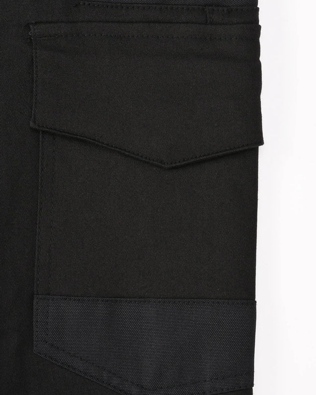 Unisex Cotton Stretch Drill Cuffed Work Pants