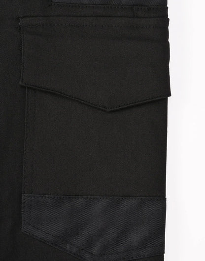 Unisex Cotton Stretch Drill Cuffed Work Pants