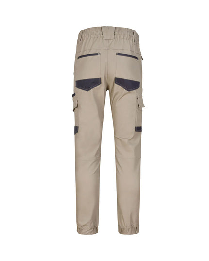 Unisex Cotton Stretch Drill Cuffed Work Pants