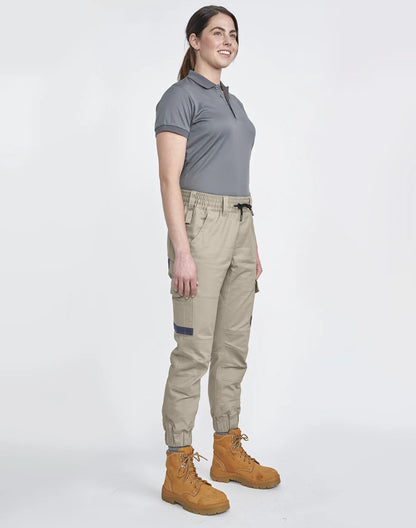 Unisex Cotton Stretch Drill Cuffed Work Pants
