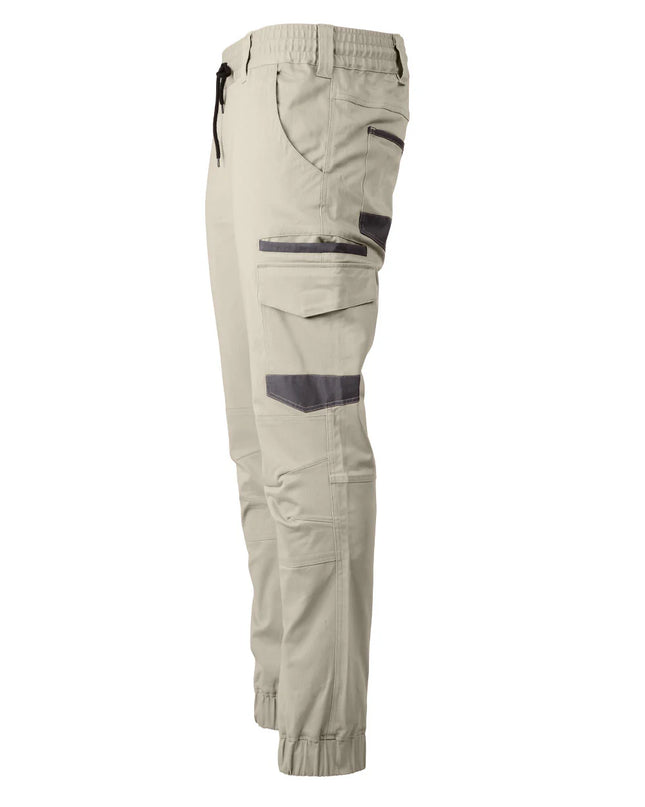 Unisex Cotton Stretch Drill Cuffed Work Pants
