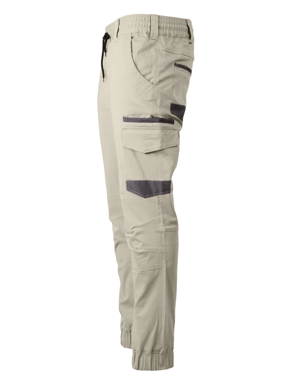 Unisex Cotton Stretch Drill Cuffed Work Pants