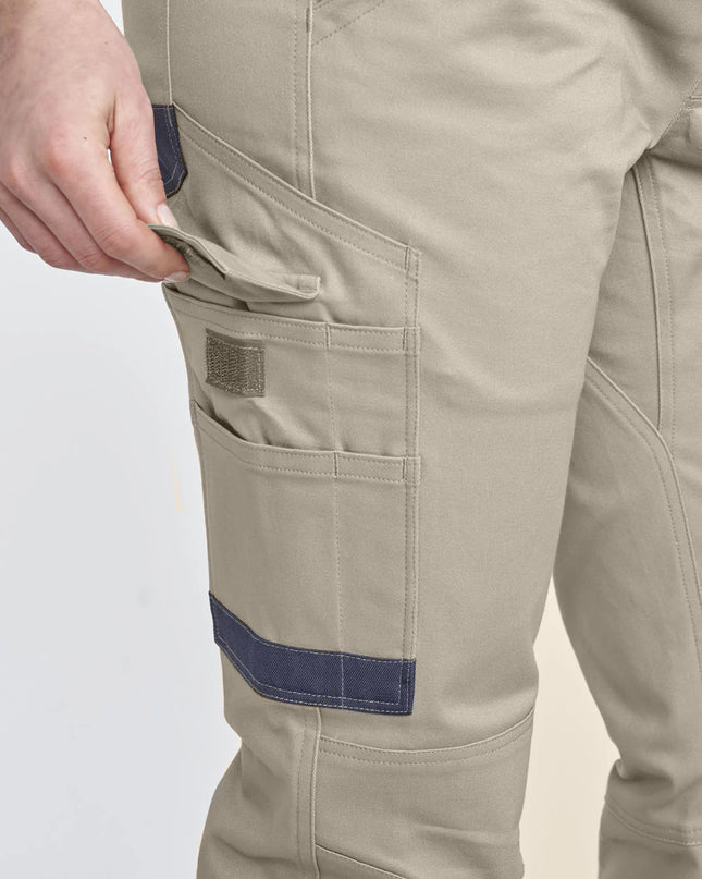 Unisex Cotton Stretch Drill Cuffed Work Pants