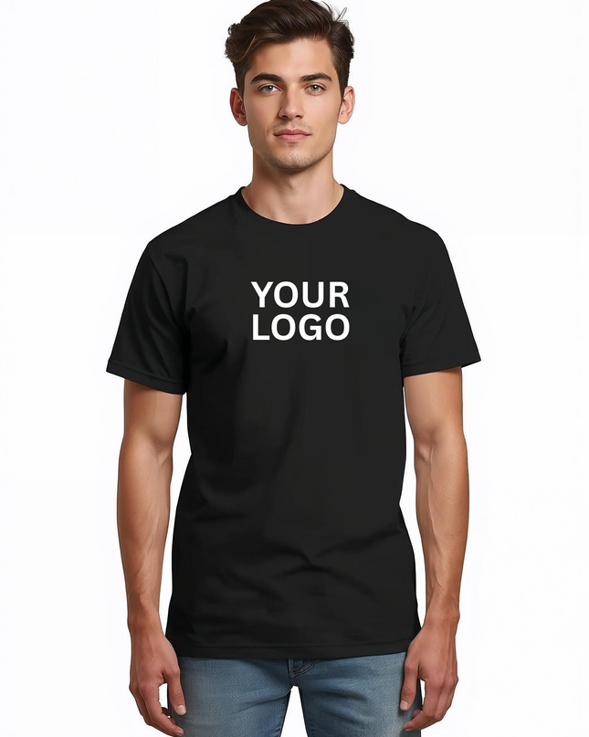Custom Printed T-Shirt Unisex - Black & White
