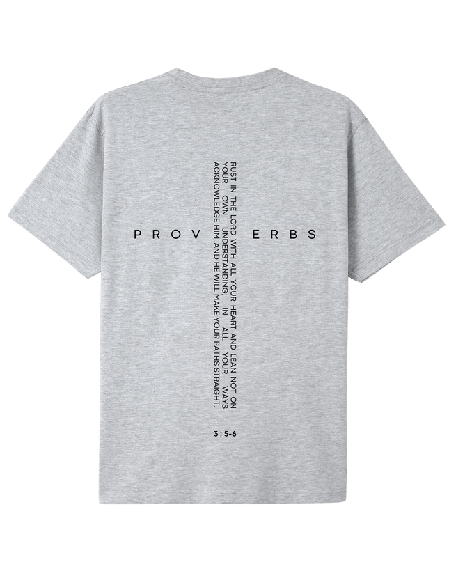 Bible Quote Proverbs 3:5-6 T-shirt - ElitePulse Custom Apparel & Merch