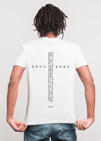 Bible Quote Proverbs 3:5-6 T-shirt - ElitePulse Custom Apparel & Merch