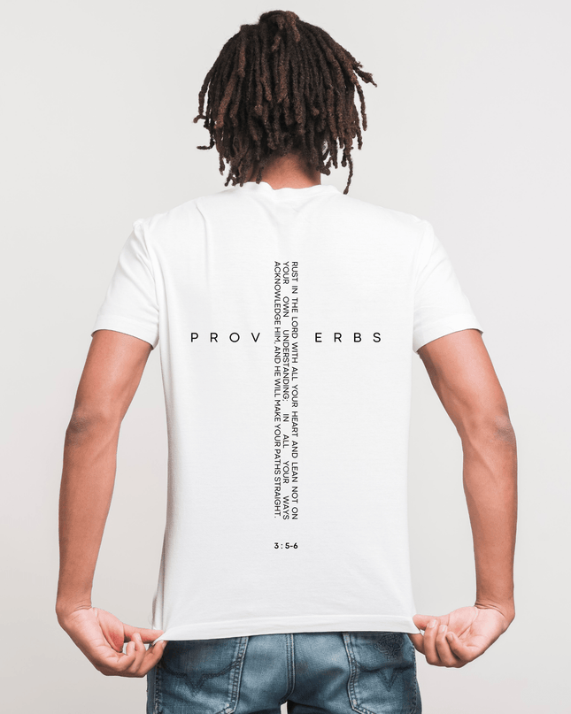 Bible Quote Proverbs 3:5-6 T-shirt - ElitePulse Custom Apparel & Merch