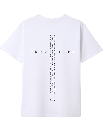 Bible Quote Proverbs 3:5-6 T-shirt - ElitePulse Custom Apparel & Merch