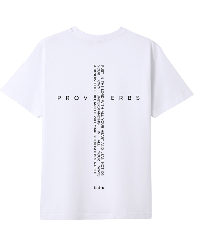 Bible Quote Proverbs 3:5-6 T-shirt - ElitePulse Custom Apparel & Merch