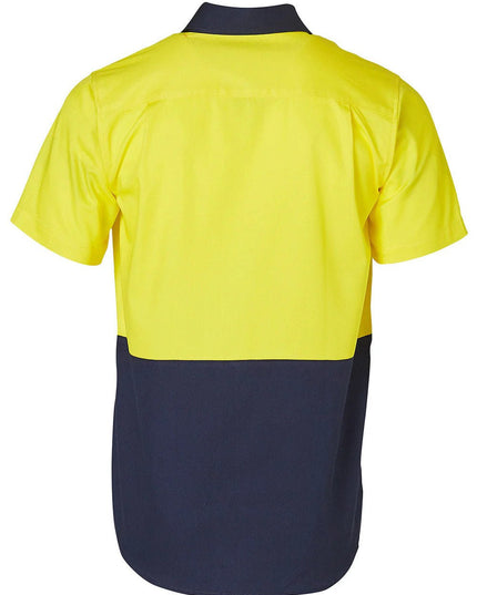 Cotton Drill Short Sleeve Safety Shirt - ElitePulse Custom Apparel & Merch