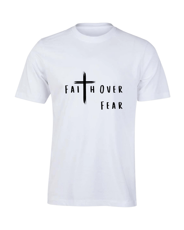 Faith Over Fear Unisex T-Shirt - ElitePulse Custom Apparel & Merch