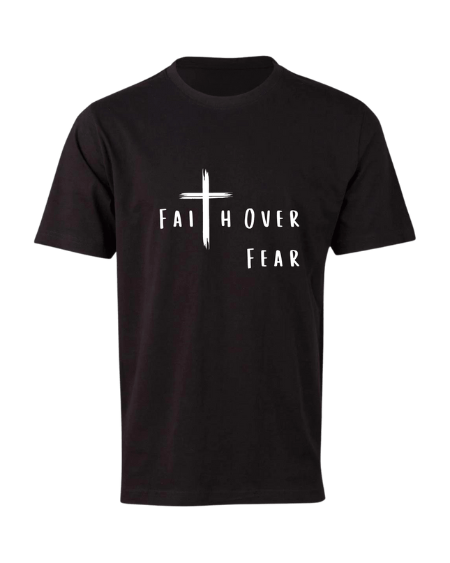 Faith Over Fear Unisex T-Shirt - ElitePulse Custom Apparel & Merch