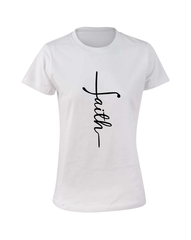 Faith Women's T-Shirt - ElitePulse Custom Apparel & Merch