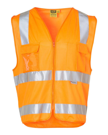 Hi-Vis SAFETY VEST with Pockets & 3M Reflective Tape - ElitePulse Custom Apparel & Merch