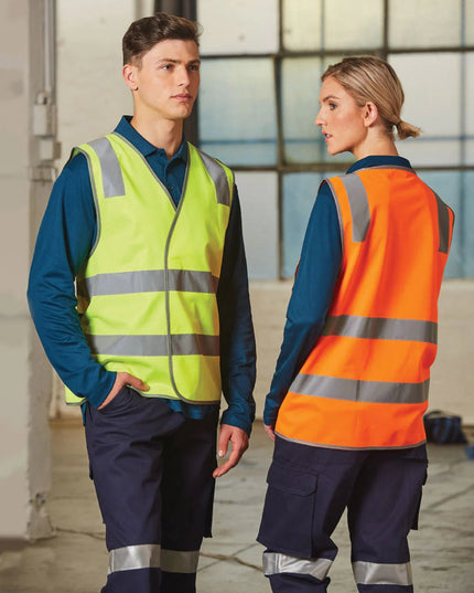 Hi-Vis SAFETY VEST with Reflective Tape - ElitePulse Custom Apparel & Merch