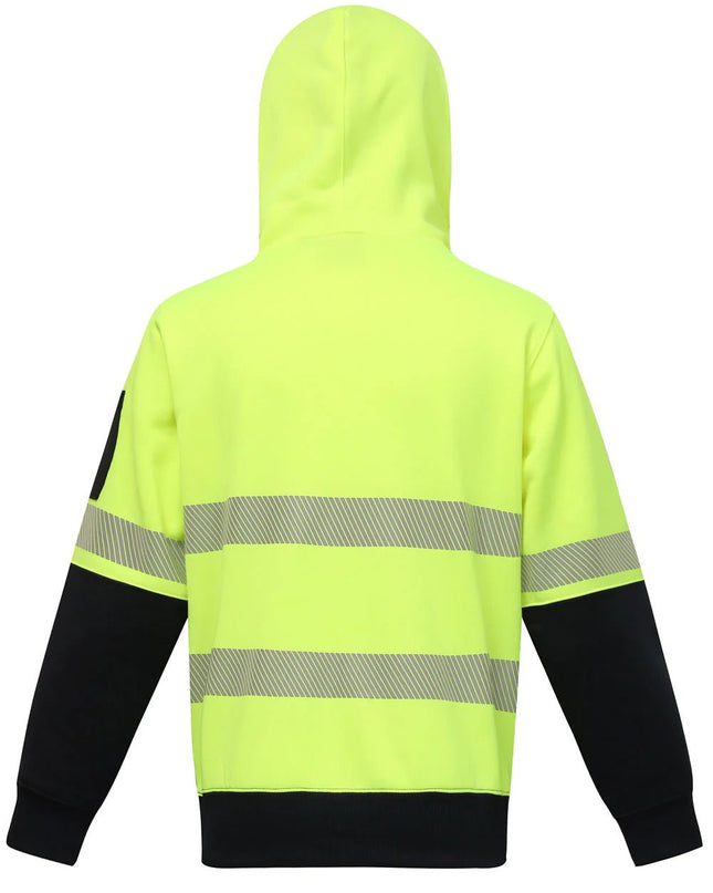 HI-VIS Two Tone Safety Hoodie with Segmented Tape - ElitePulse Custom Apparel & Merch