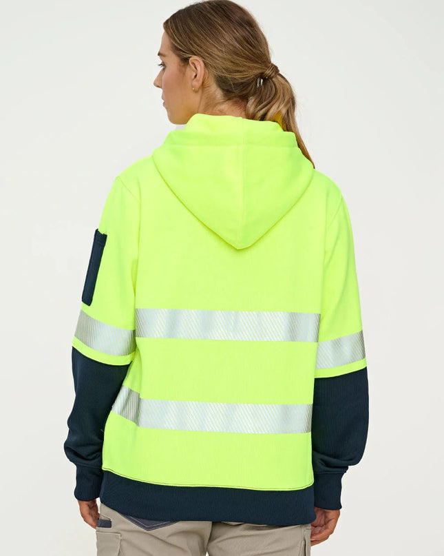 HI-VIS Two Tone Safety Hoodie with Segmented Tape - ElitePulse Custom Apparel & Merch