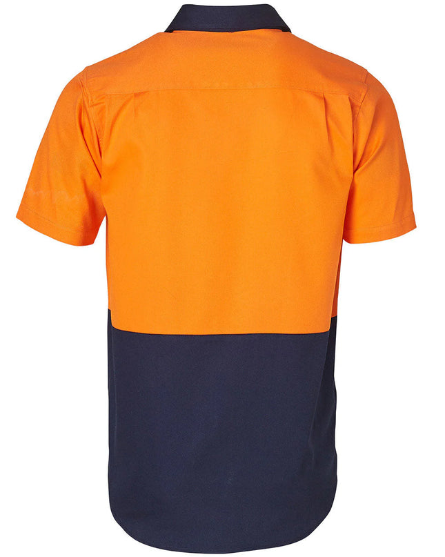 Cotton Drill Short Sleeve Safety Shirt