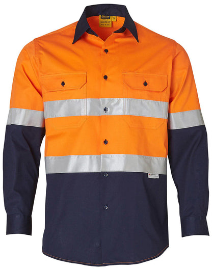 Long Sleeve Safety Shirt with Reflective 3M Tape