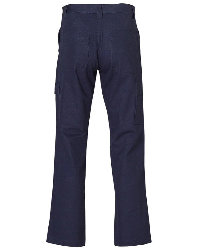 Mens Heavy Cotton Drill Cargo Pants