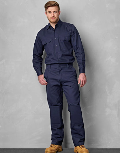 Mens Heavy Cotton Drill Cargo Pants