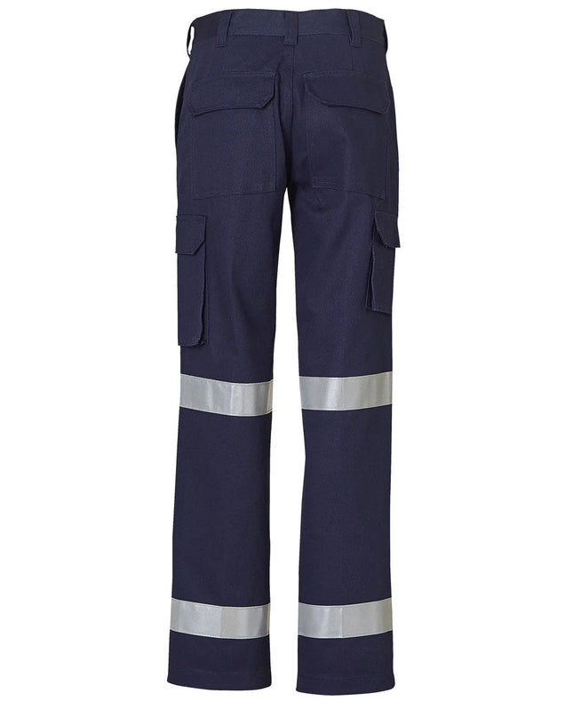 Ladies Heavy Cotton Drill Carg Pants with 3M Tape