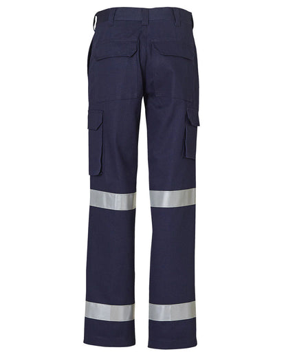 Ladies Heavy Cotton Drill Carg Pants with 3M Tape