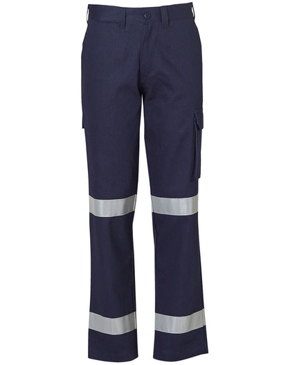 Ladies Heavy Cotton Drill Carg Pants with 3M Tape